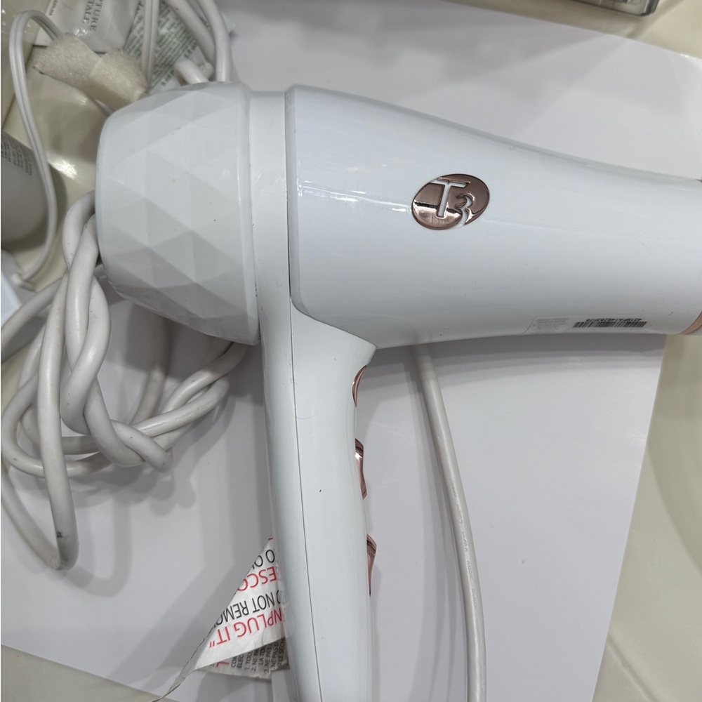 T3 White Hair Dryer